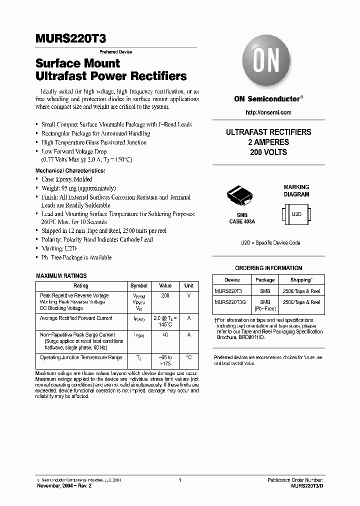 MURS220T3_545950.PDF Datasheet