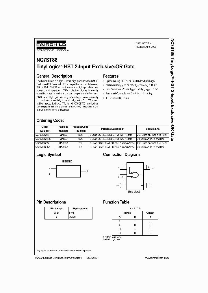 NC7ST86_538070.PDF Datasheet