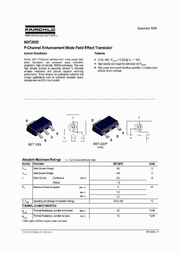 NDT2955_549527.PDF Datasheet