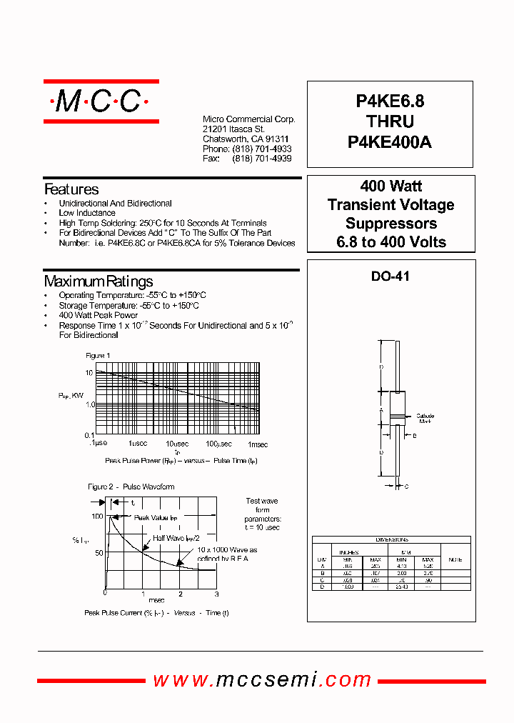 P4KE11_490477.PDF Datasheet