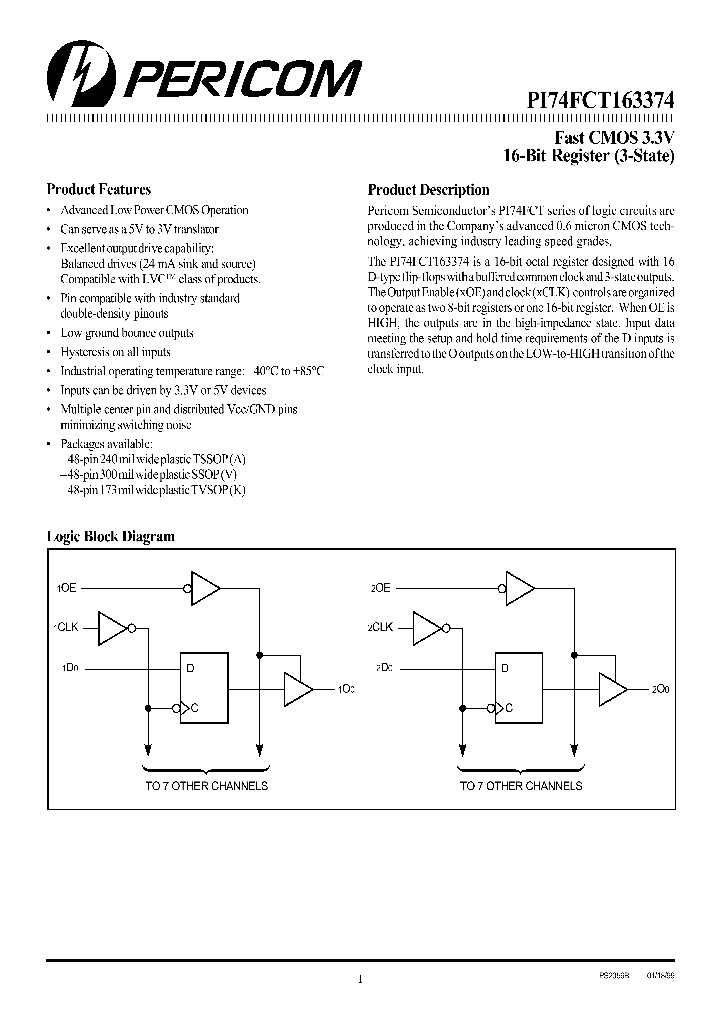 PI74FCT163374_506755.PDF Datasheet