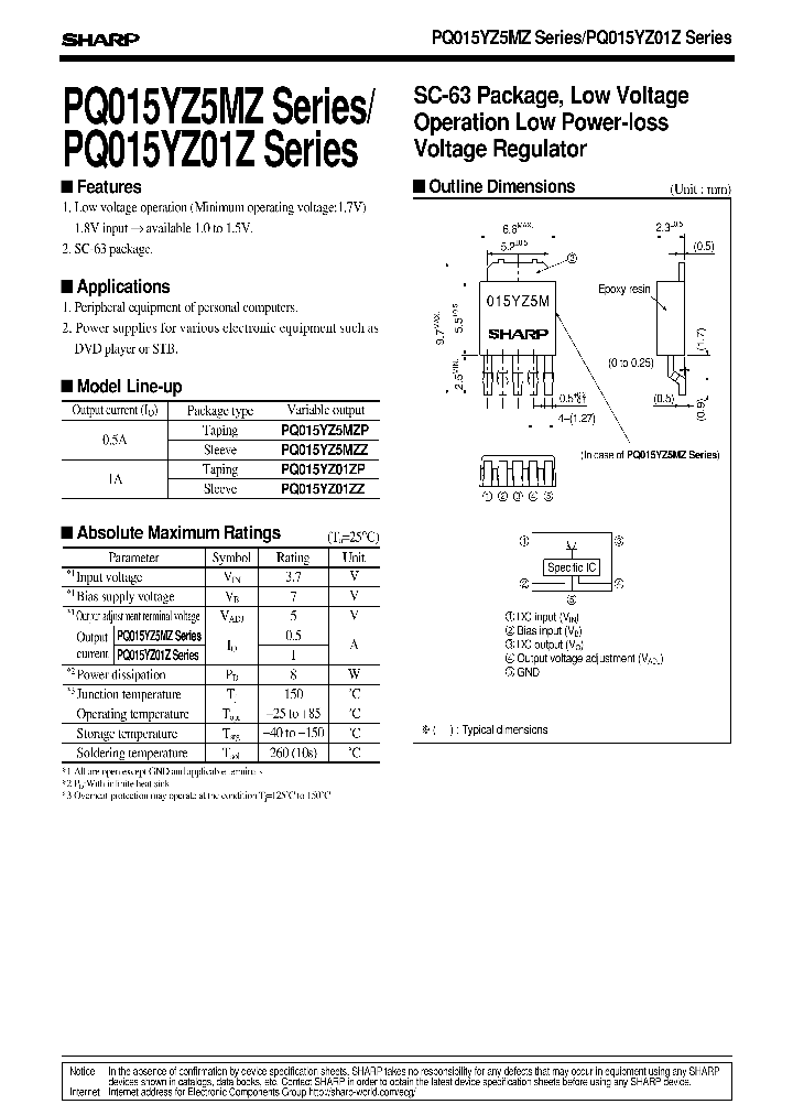 PQ015YZ5MZPH_554344.PDF Datasheet