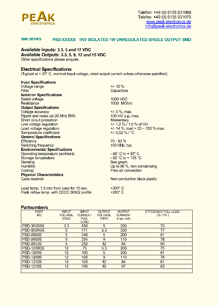 PSD-0505_546291.PDF Datasheet