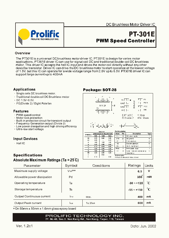 PT-301E_497297.PDF Datasheet