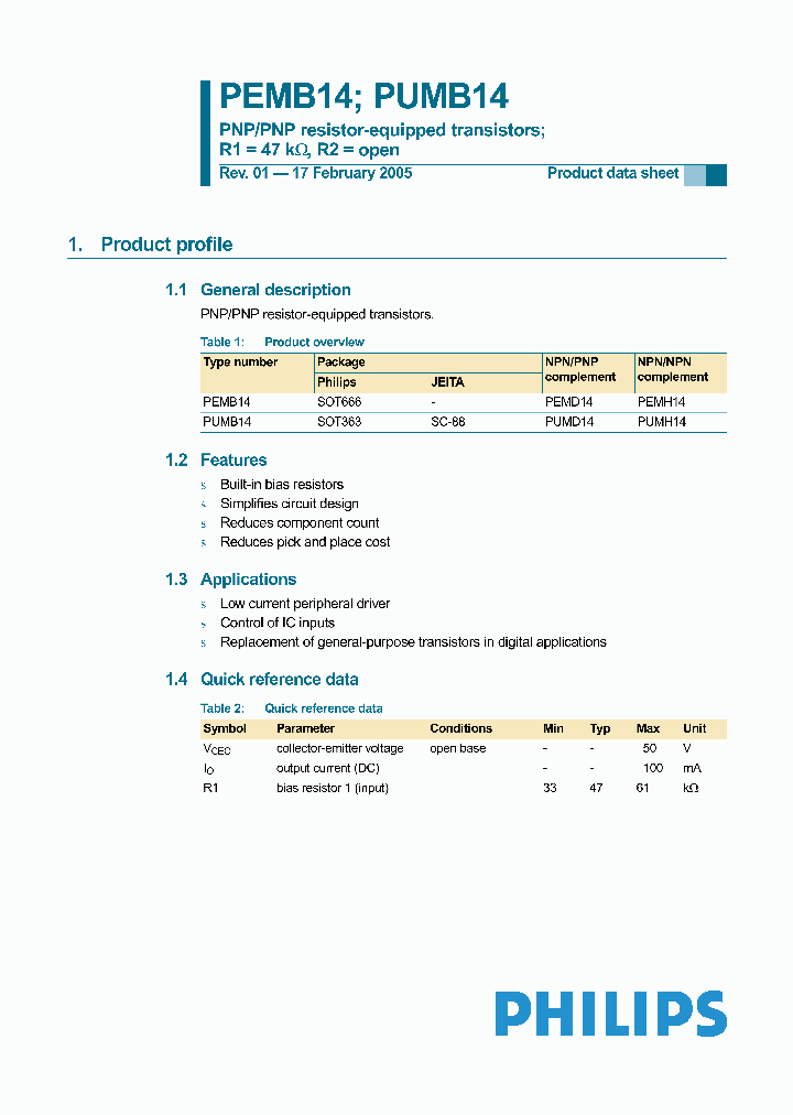PUMB14_502649.PDF Datasheet