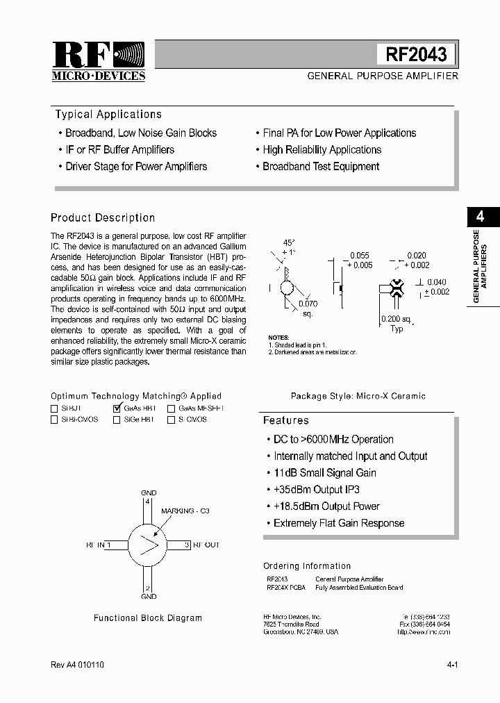 RF2043_496855.PDF Datasheet
