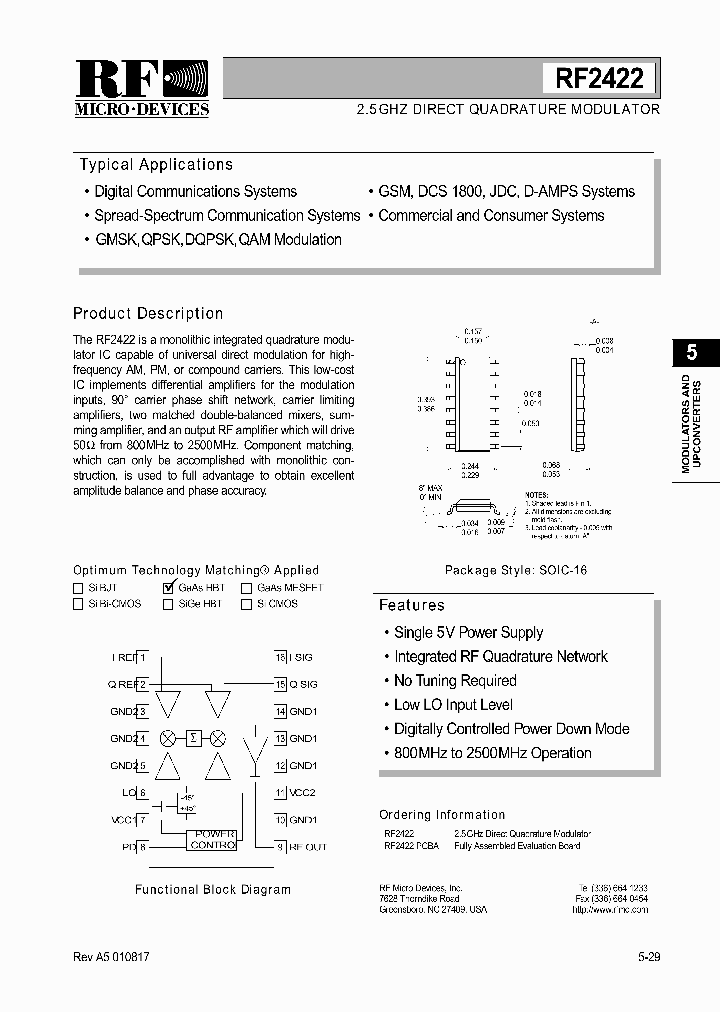 RF2422PCBA_547302.PDF Datasheet