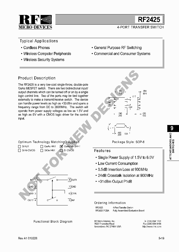 RF2425_547309.PDF Datasheet