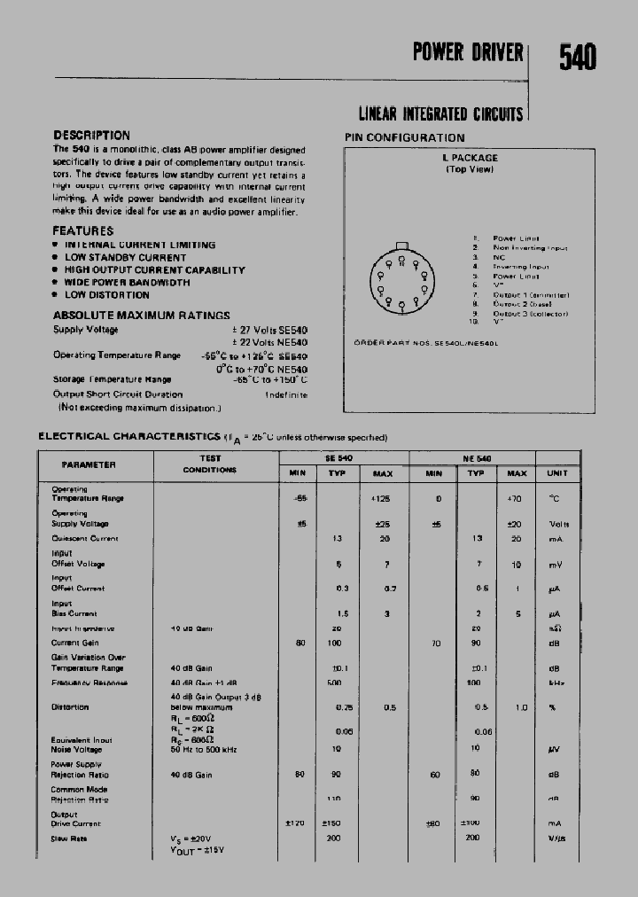 SE540_494170.PDF Datasheet