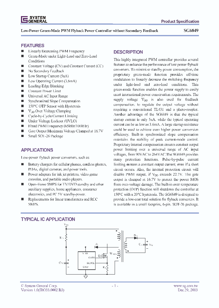 SG6849_530323.PDF Datasheet