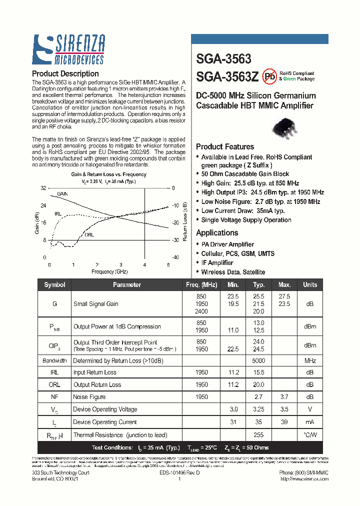 SGA-3563Z_553263.PDF Datasheet