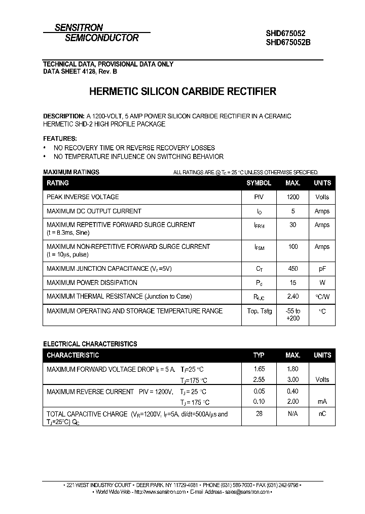 SHD675052_501200.PDF Datasheet
