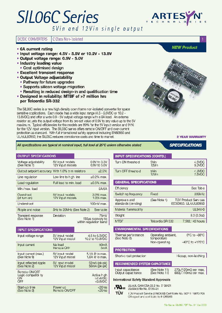 SIL06C_492231.PDF Datasheet