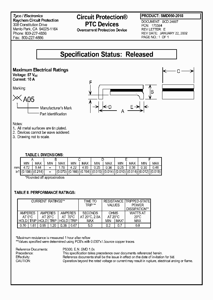 SMD050-2018_531437.PDF Datasheet