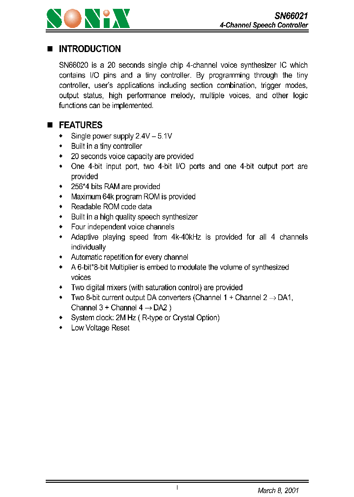 SN66021_529905.PDF Datasheet