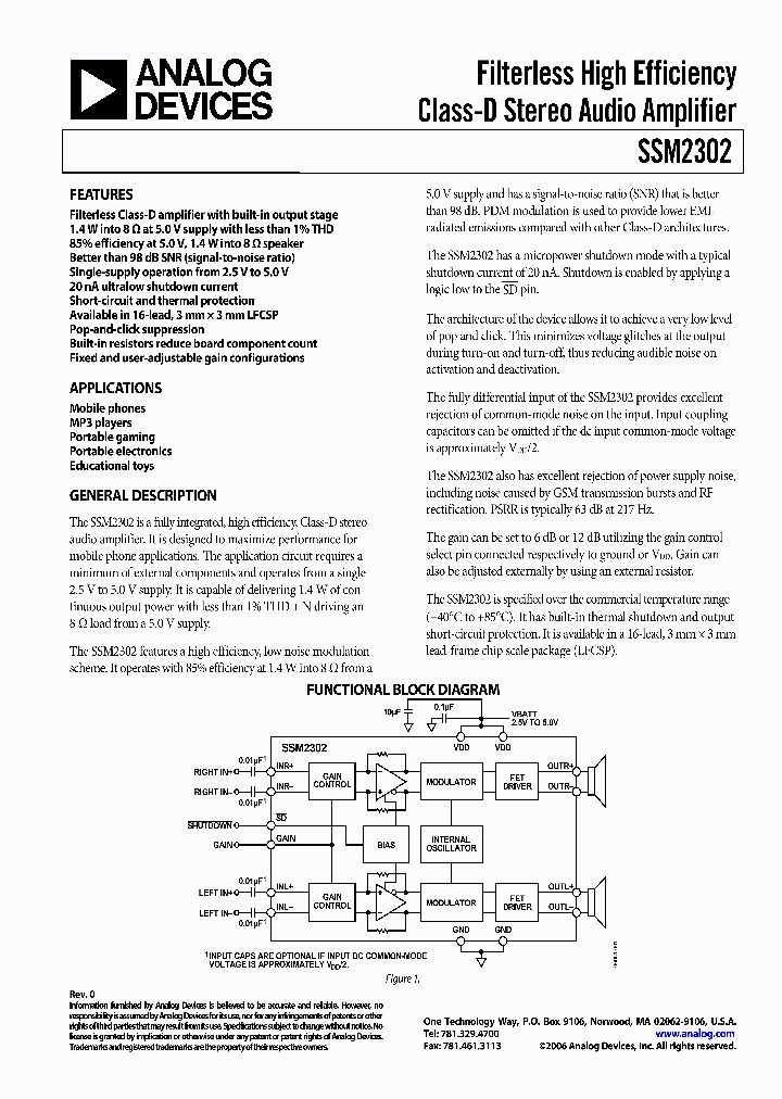 SSM2302_556830.PDF Datasheet