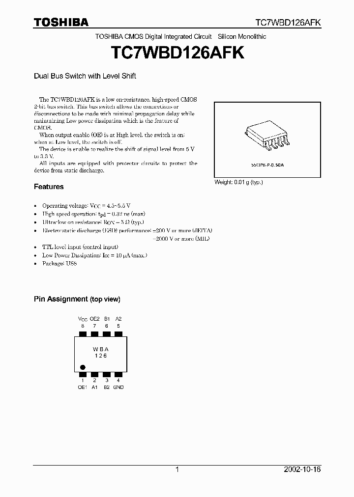 TC7WBD126AFK_497556.PDF Datasheet