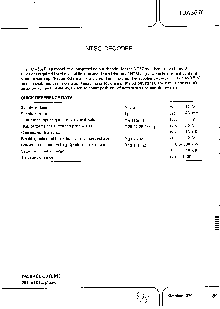 TDA3570_496036.PDF Datasheet