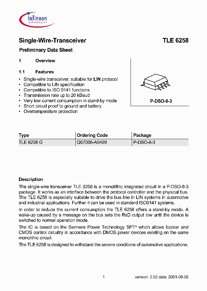 TLE6258_521860.PDF Datasheet
