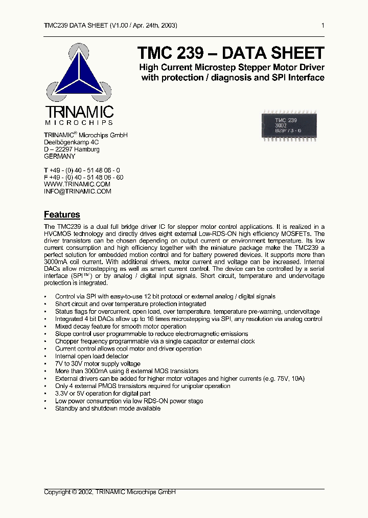 TMC239_523727.PDF Datasheet