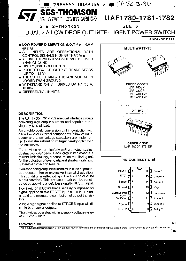 UAF1781DP_511242.PDF Datasheet