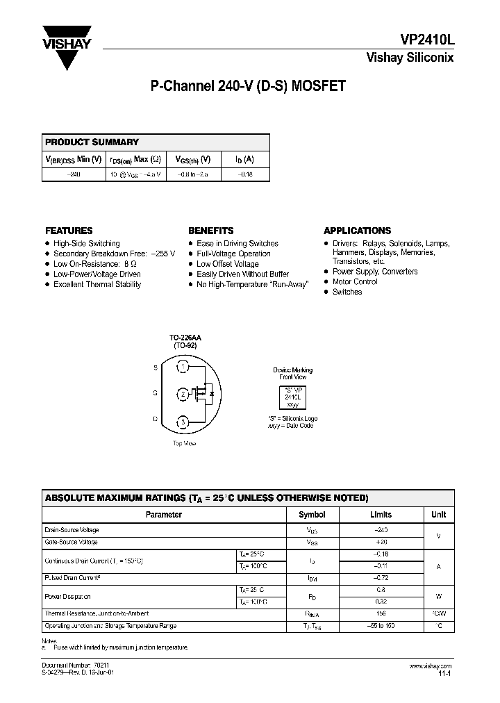 VP2410L_556639.PDF Datasheet