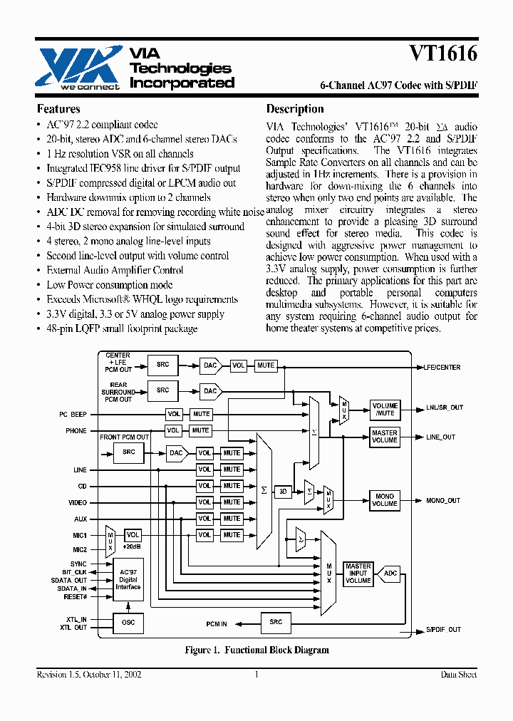 VT1616_488410.PDF Datasheet