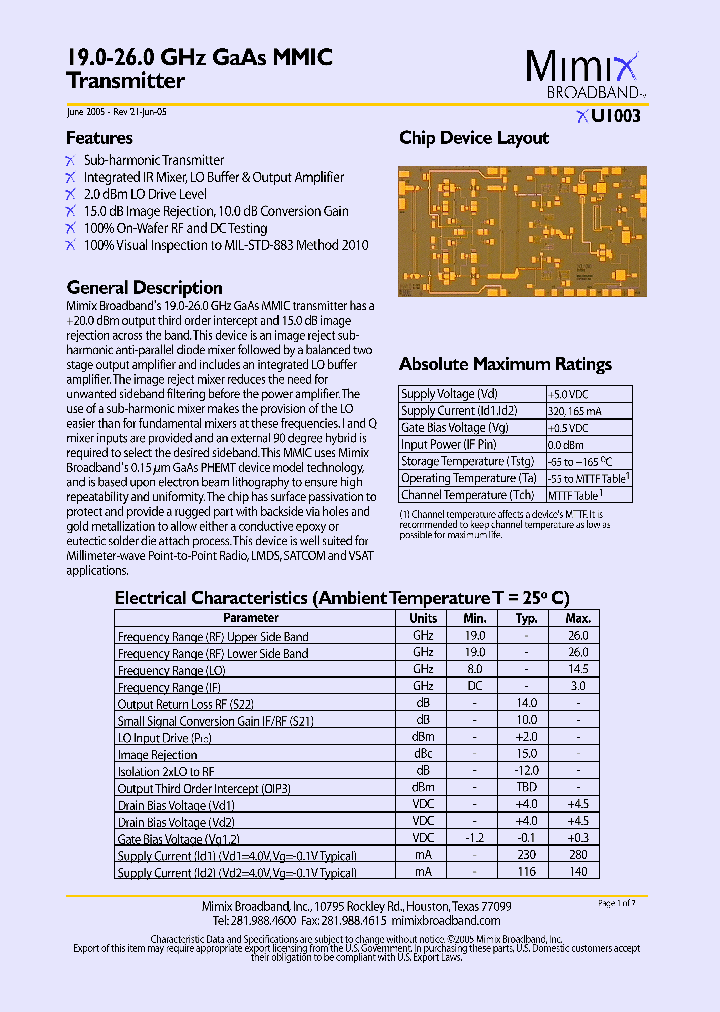 XU1003_547322.PDF Datasheet