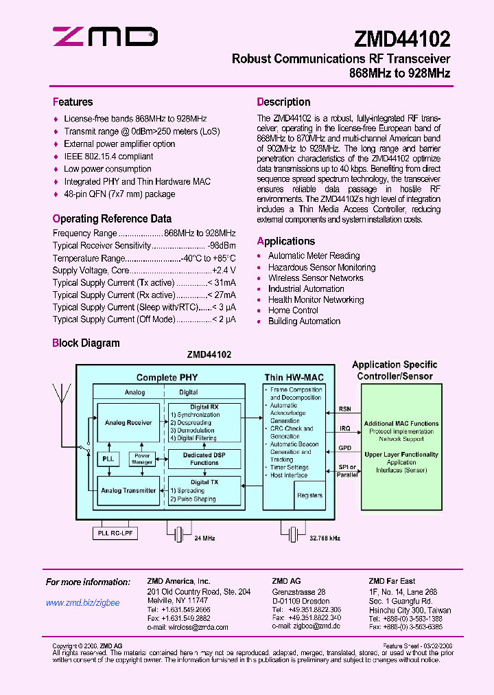 ZMD44102_509155.PDF Datasheet