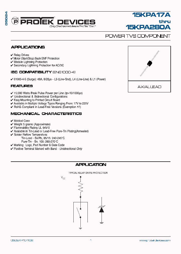 15KPA40_606477.PDF Datasheet