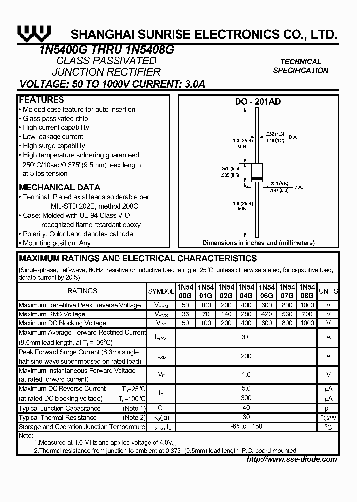 1N5404G_559568.PDF Datasheet