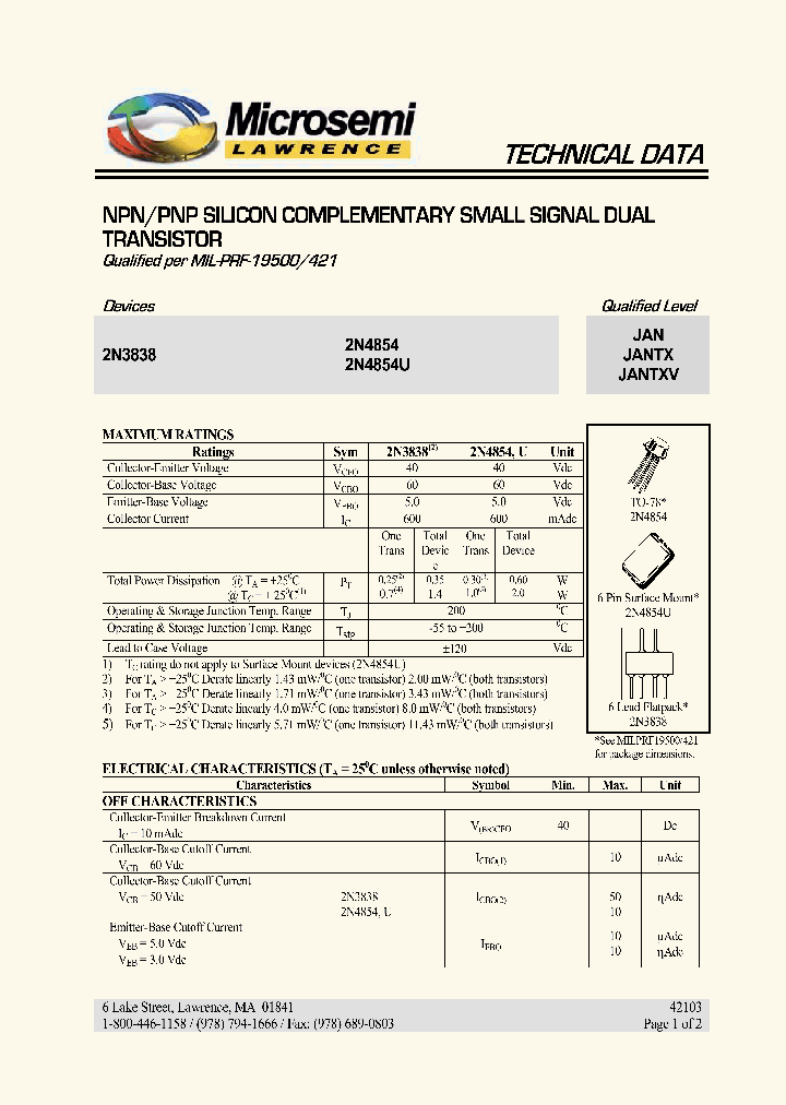 2N4854U_691387.PDF Datasheet