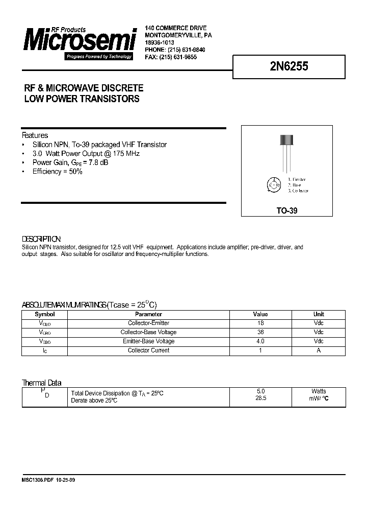 2N6255_709184.PDF Datasheet
