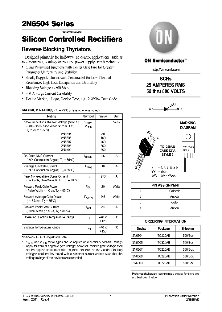 2N6505_38878.PDF Datasheet