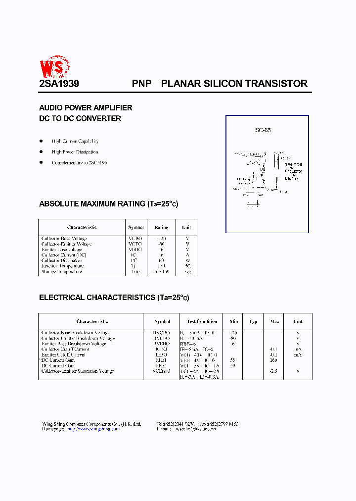 2SA1939_686915.PDF Datasheet