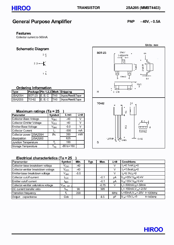 2SA205_570892.PDF Datasheet