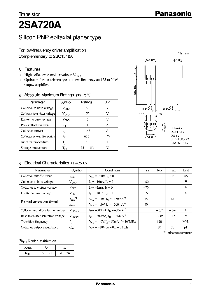 2SA720A_6390.PDF Datasheet