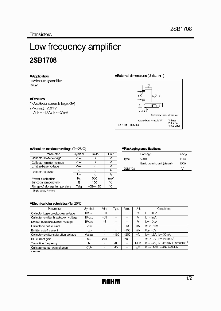 2SB1708_724672.PDF Datasheet