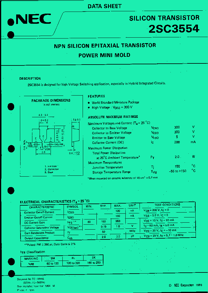 2SC3554-T1_559655.PDF Datasheet