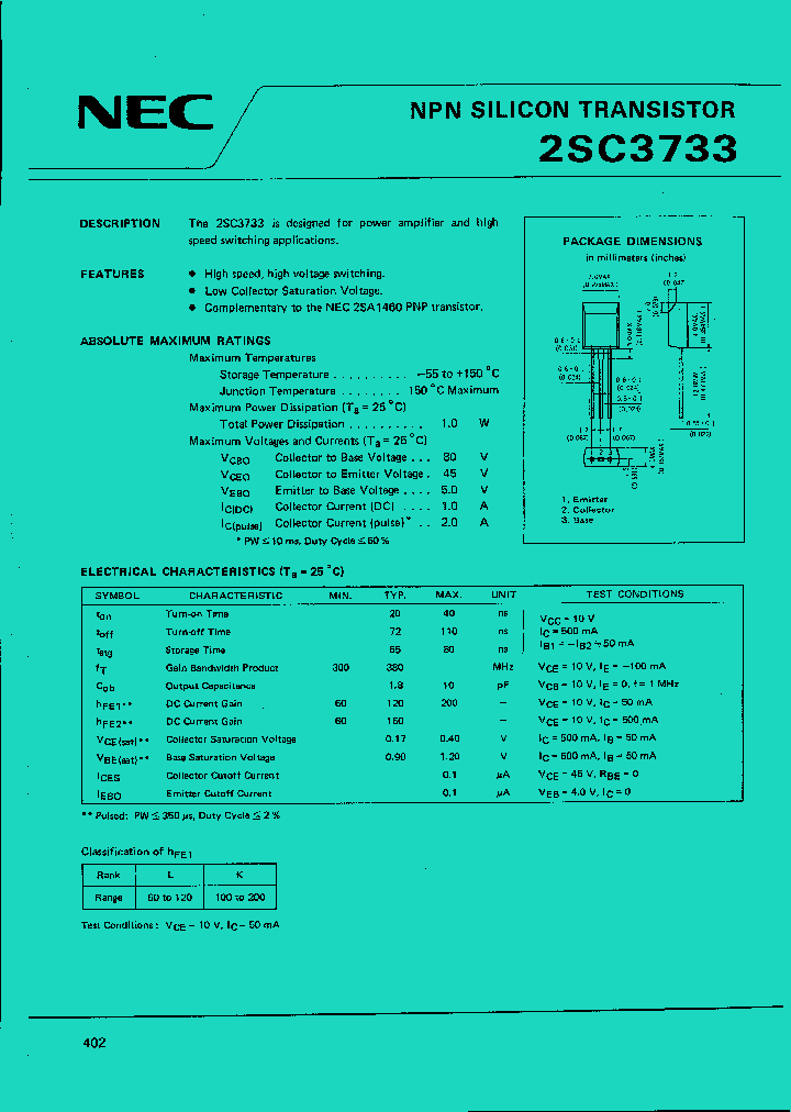 2SC3733_727742.PDF Datasheet