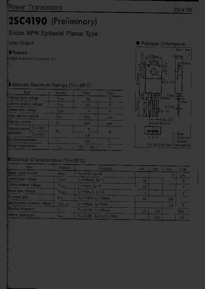 2SC4190_565238.PDF Datasheet