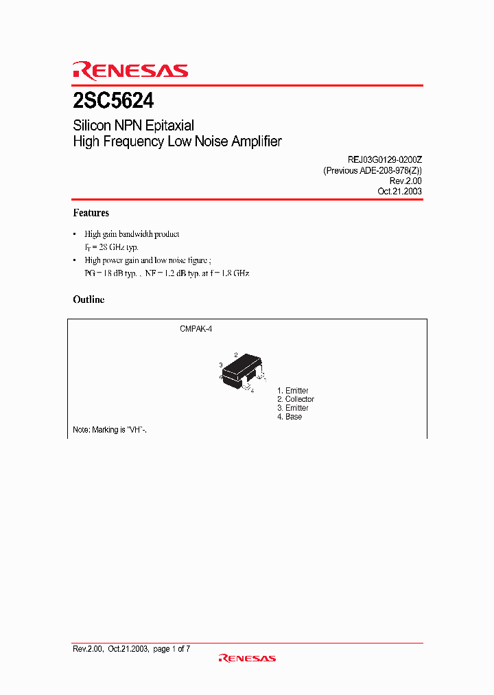 2SC5624_706641.PDF Datasheet