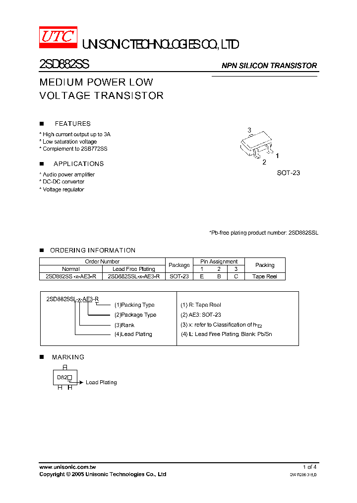 2SD882SS-X-AE3-R_747551.PDF Datasheet