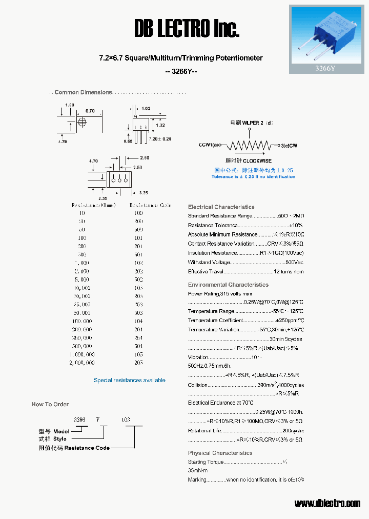 3266Y100_613359.PDF Datasheet