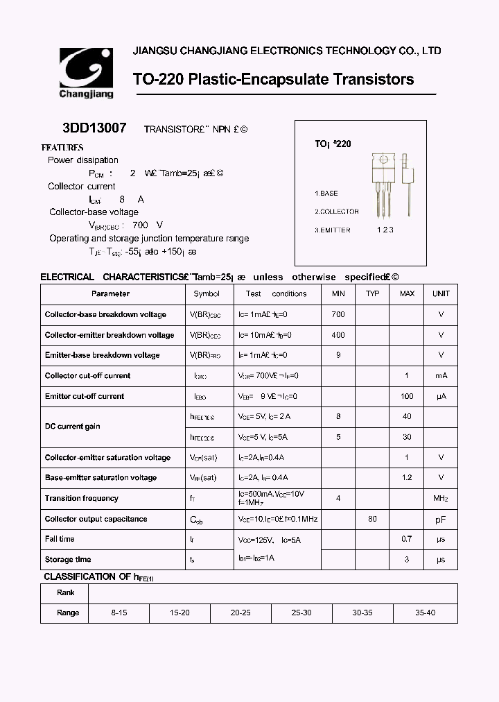 3DD13007_606596.PDF Datasheet