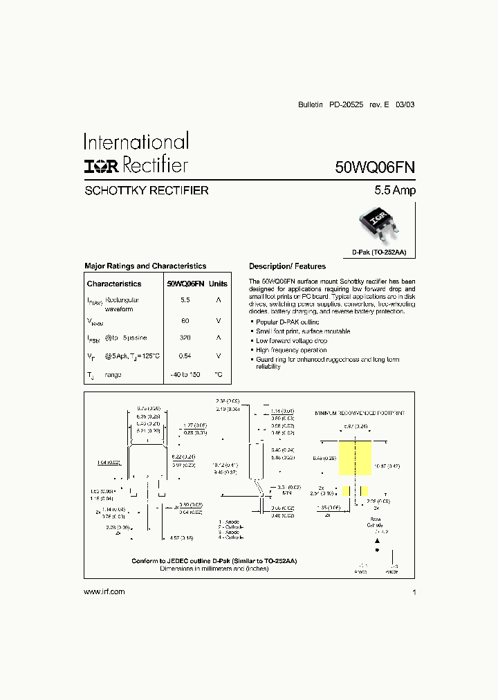 50WQ06FNTR_710198.PDF Datasheet