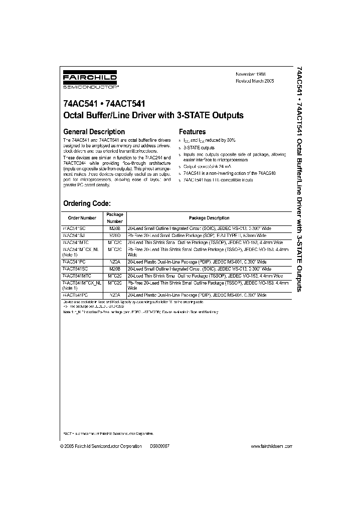 74AC541MTCXNL_683821.PDF Datasheet