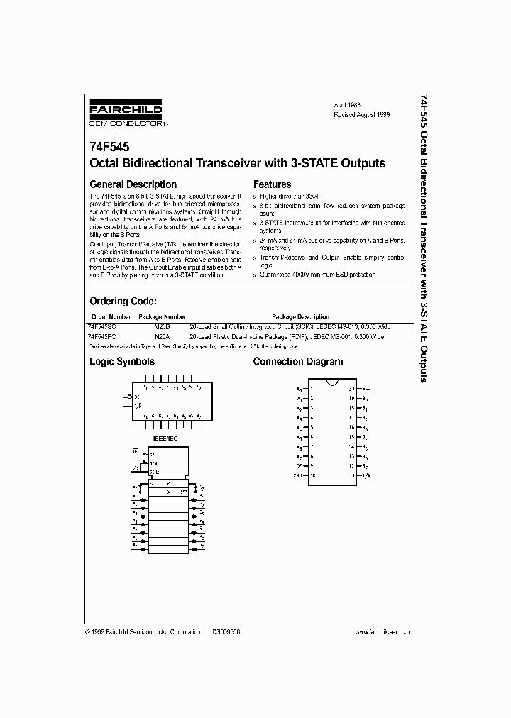 74F545PC_600307.PDF Datasheet