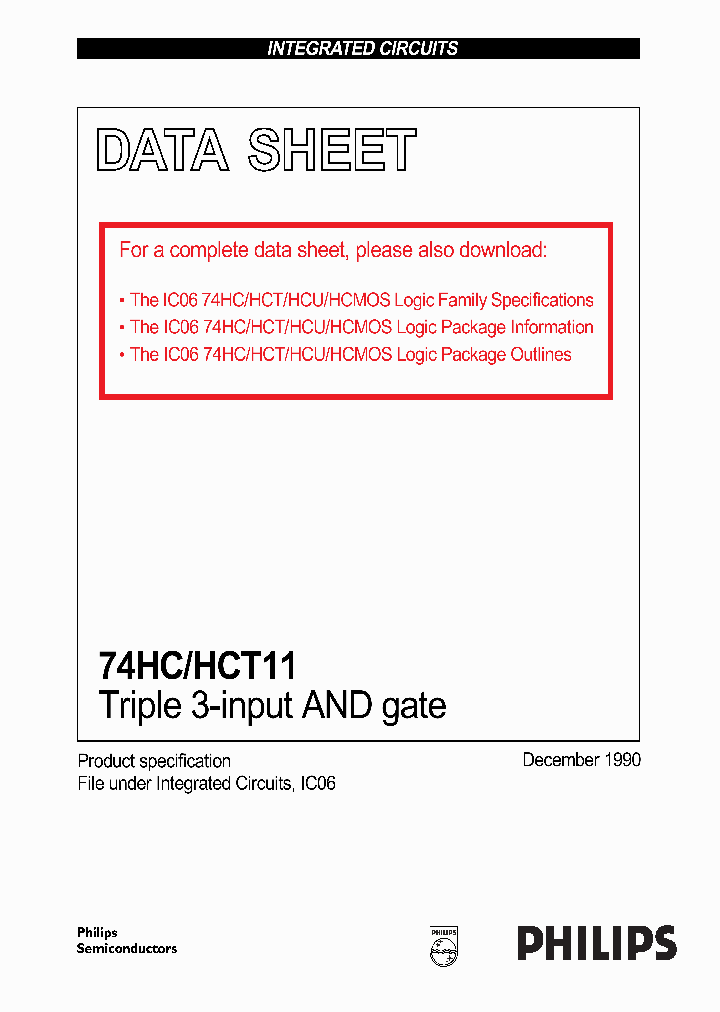 74HCT11N_559527.PDF Datasheet