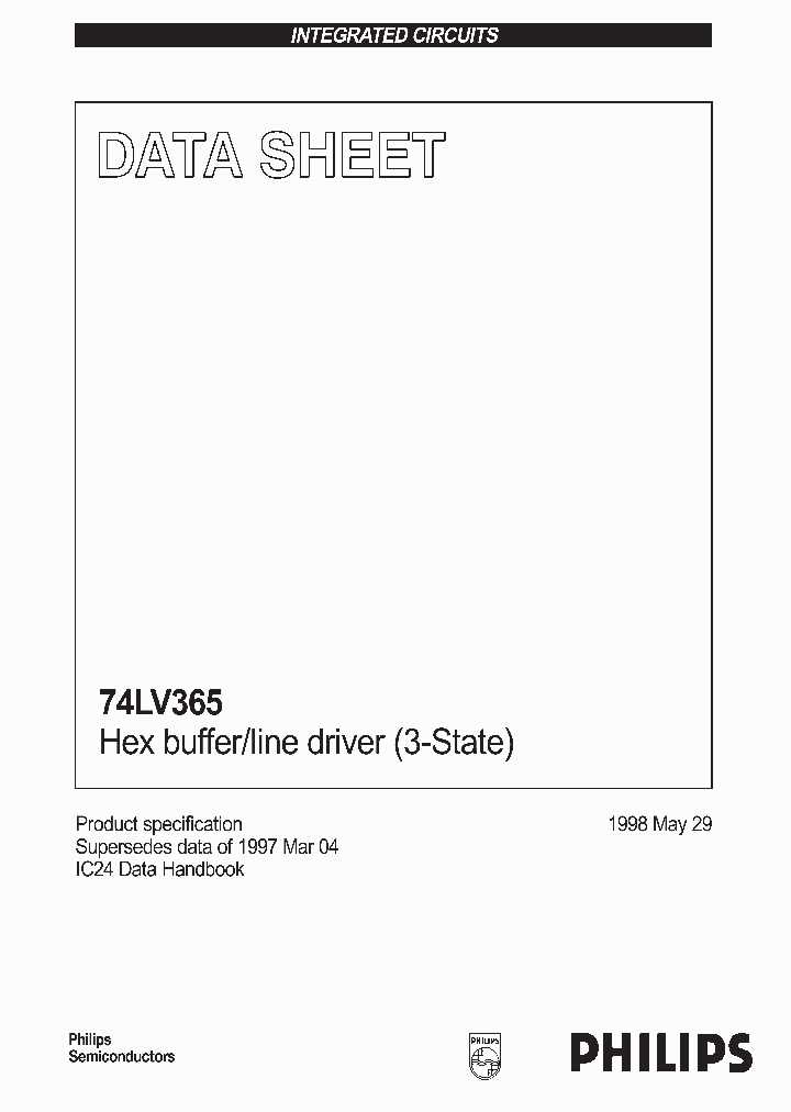 74LV365_226564.PDF Datasheet